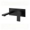 Matte Black Wall Mounted Basin Faucet Supplier with Concealed Pre-Embedded Box
