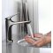 Grey Basin Faucet Supplier with Curved Body and Single Lever Mixer