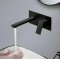 Matte Black Wall Mounted Basin Faucet Supplier with Concealed Pre-Embedded Box