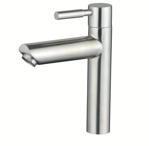 Brushed Nickel Elevated Basin Tap Wholesale Supplier with Forged One-Piece Body