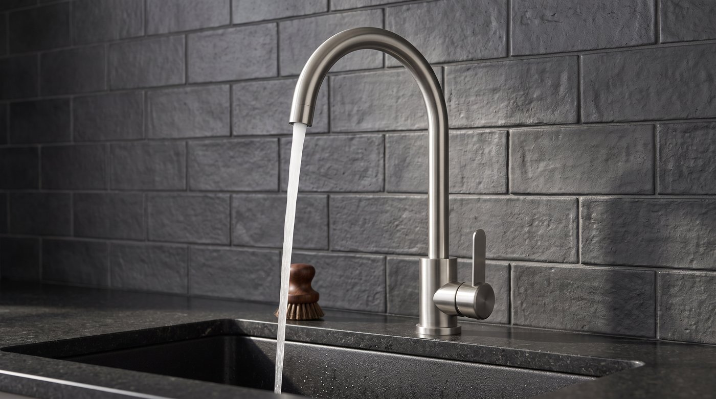 Swiveling Gooseneck for Multi-Basin Water Coverage