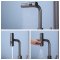 Grey Kitchen Faucet Supplier with Pull Out Spray Head and Three Functions