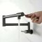 Grey Foldable Wall Mounted Kitchen Tap Supplier with Swivel Spout