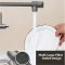 Grey Foldable Wall Mounted Kitchen Tap Supplier with Swivel Spout