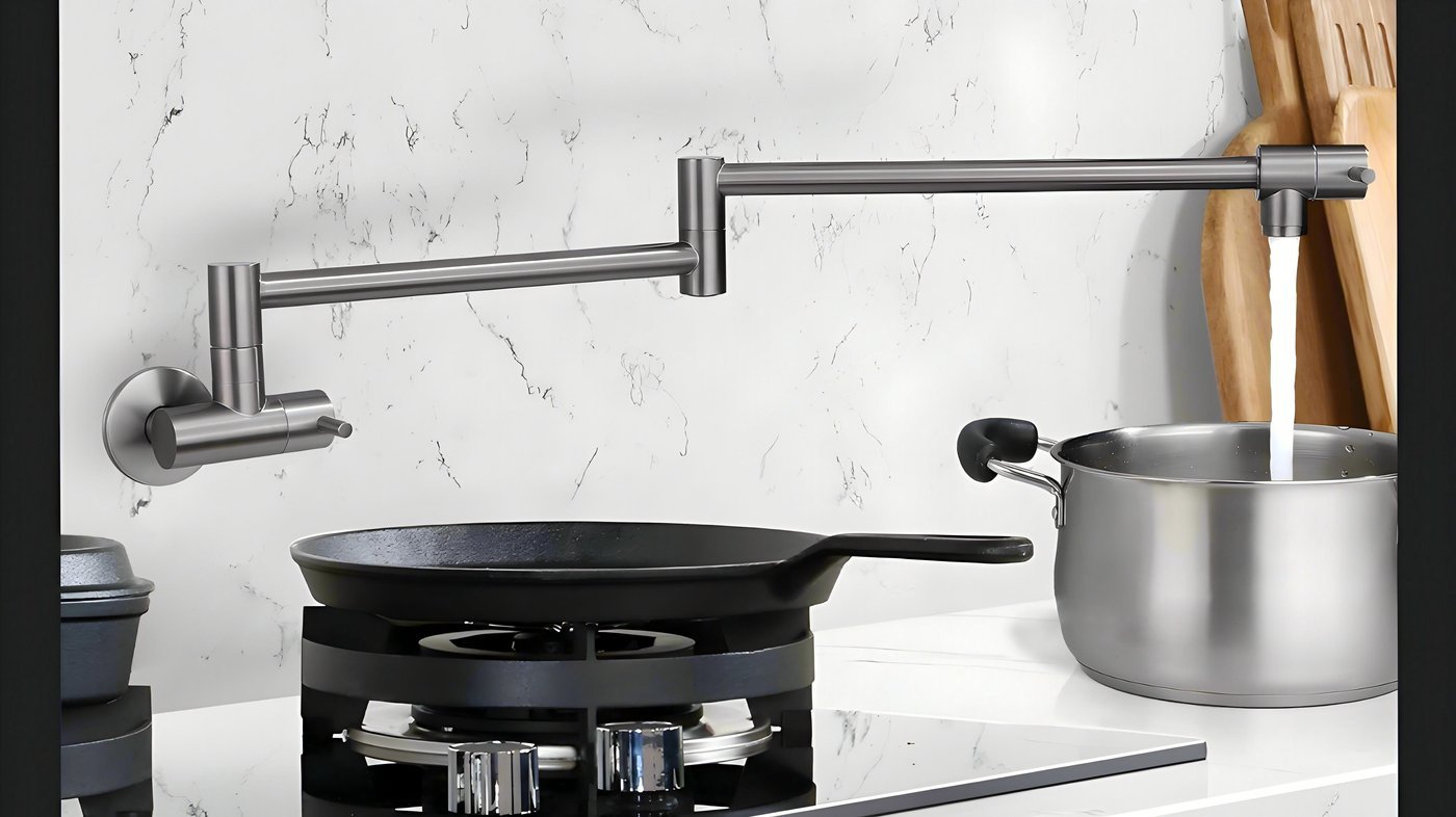 Foldable Horizontal Spout for Adjustable Reach