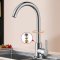 Brushed Nickel Kitchen Faucet Supplier with Hot and Cold Mixing