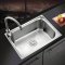 Brushed Nickel Single Bowl Kitchen Sink Supplier with Deep Draw Stainless Body