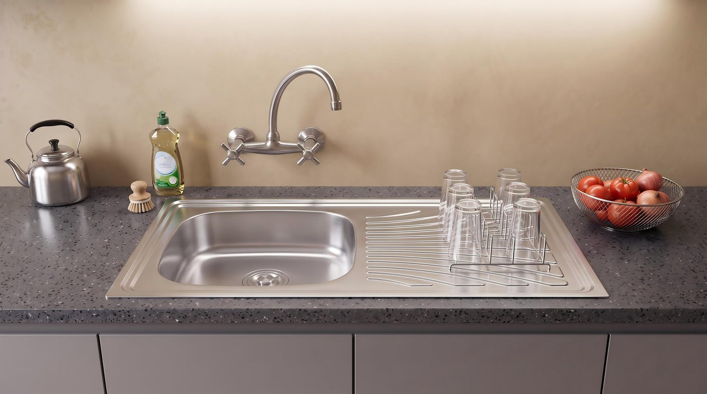 High-Quality 304 Stainless Steel Sink Material