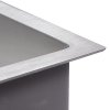 Brushed Nickel Double Bowl Kitchen Sink Supplier with 304 Stainless Steel Body