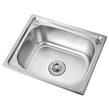 Brushed Nickel Single Bowl Kitchen Sink Supplier with Deep Draw Stainless Body