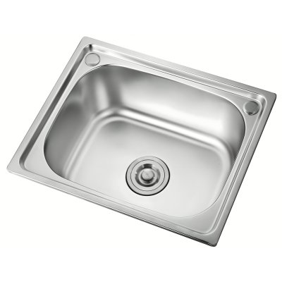Brushed Nickel Single Bowl Kitchen Sink Supplier with Deep Draw Stainless Body