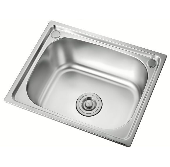 Brushed Nickel Single Bowl Kitchen Sink Supplier with Deep Draw Stainless Body