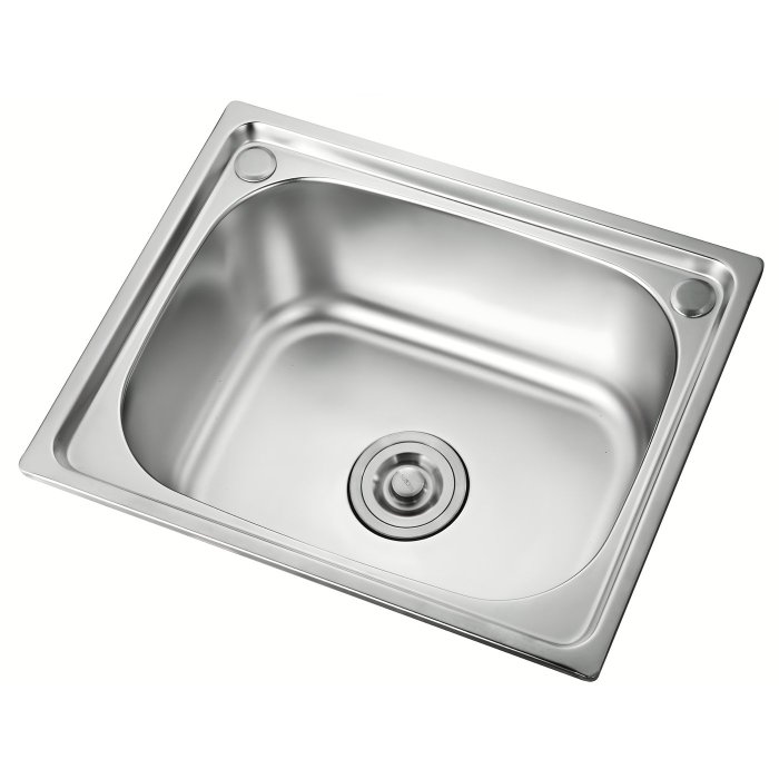 Brushed Nickel Single Bowl Kitchen Sink Supplier with Deep Draw Stainless Body