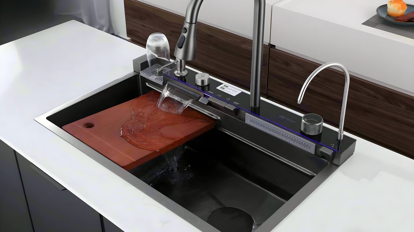 Push-Button Waste Controller with Full Accessories