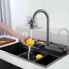 Black Smart Kitchen Sink with Digital Display and Piano Keys Wholesale Supplier