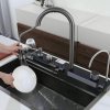 Black Smart Kitchen Sink with Digital Display and Piano Keys Wholesale Supplier
