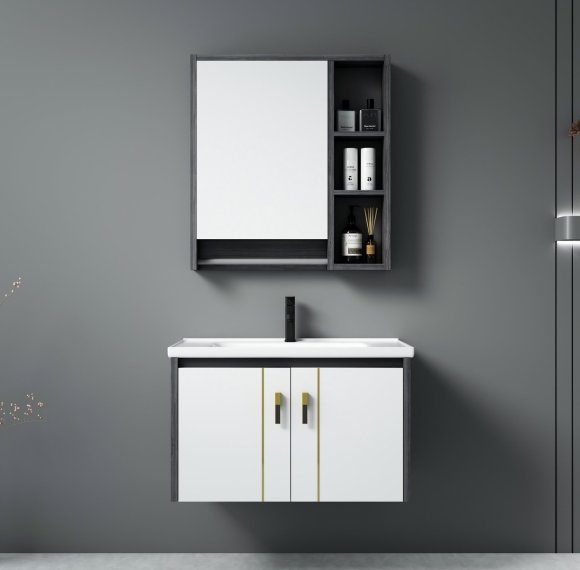 Italian Plywood Bathroom Vanity with Smart Storage Mirror Cabinet | Wholesale Supplier