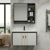 Italian Plywood Bathroom Vanity with Smart Storage Mirror Cabinet | Wholesale Supplier