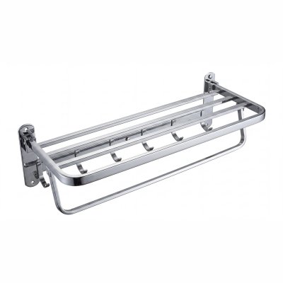 Chrome Large-Capacity Towel Rack Supplier with Multi-Bar Hanging Design