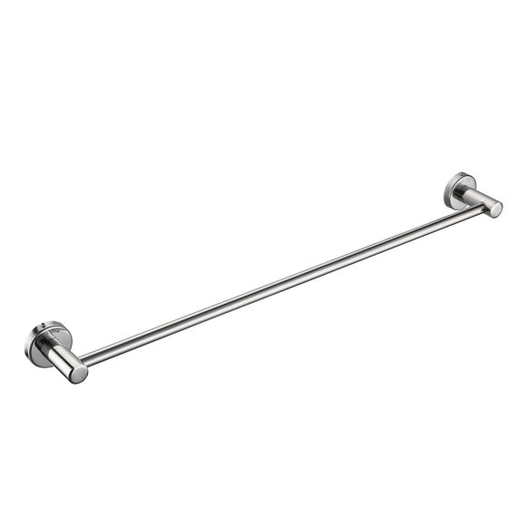 Chrome 70cm Towel Bar Supplier with Long Drying Zone for Bathrooms