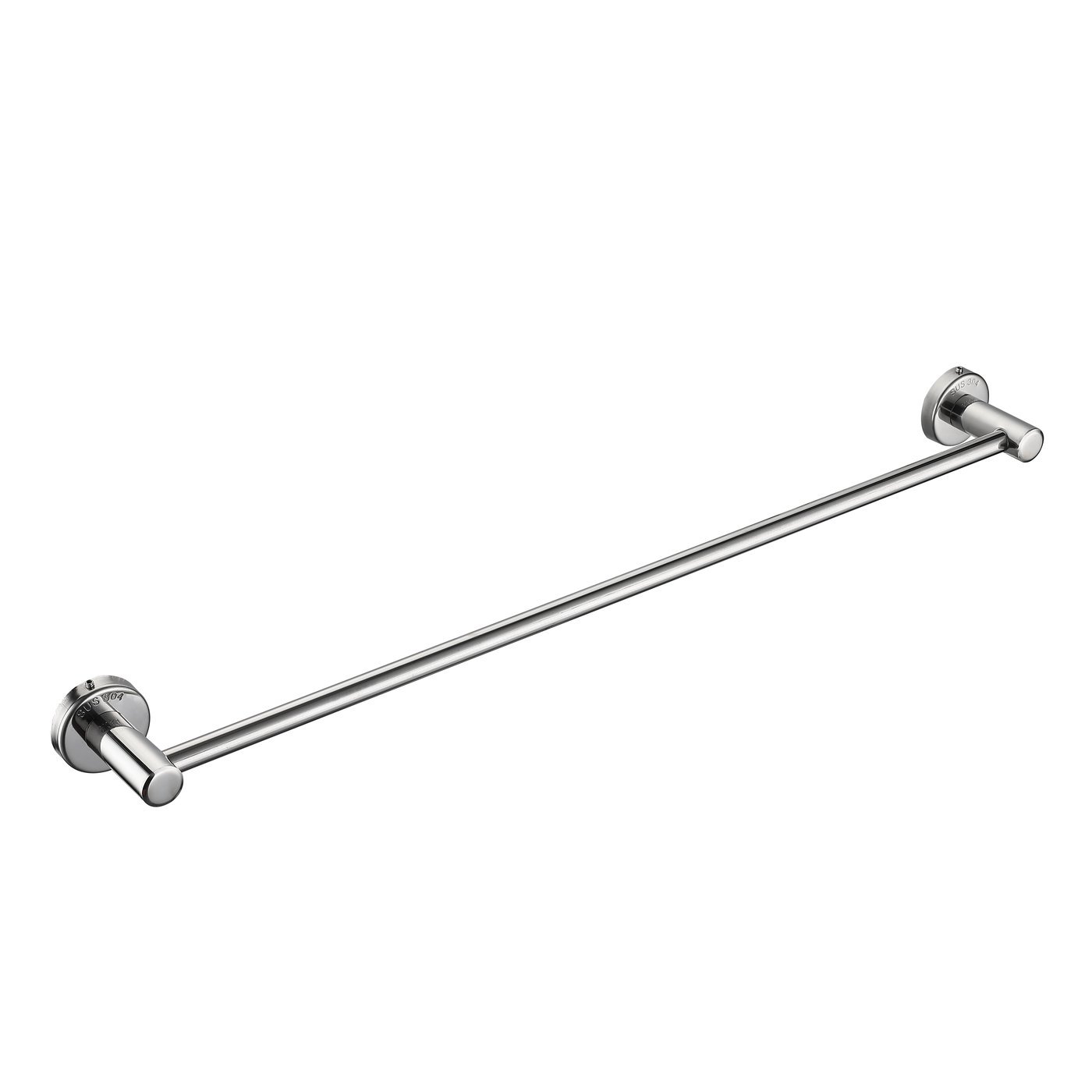 Chrome 70cm Towel Bar Supplier with Long Drying Zone for Bathrooms