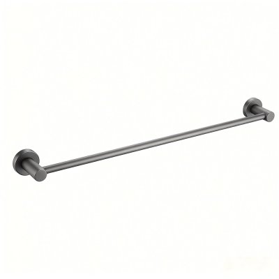 Gunmetal Grey Towel Bar Supplier with Wall Mounted Aluminum Body
