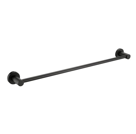 Matte Black Towel Bar Supplier with Electrostatic Coating for Bathrooms