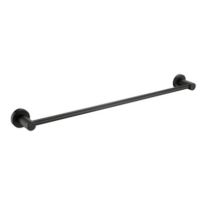 Matte Black Towel Bar Supplier with Electrostatic Coating for Bathrooms