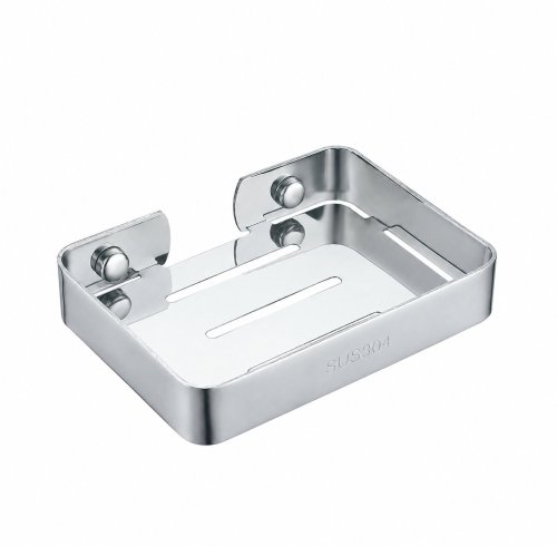 Chrome Soap Dish Supplier with Slotted Drainage for Wall Mounted Bathrooms
