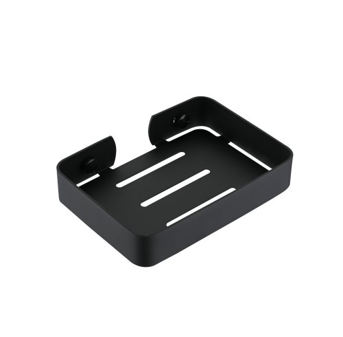 Matte Black Soap Dish Supplier with Deep Anti-Drop Chamber Design