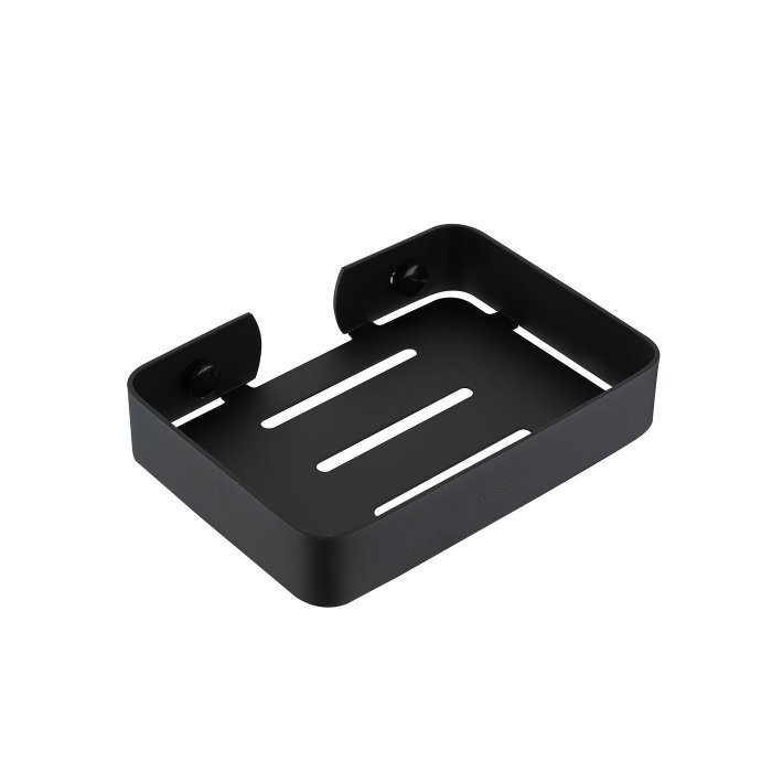 Matte Black Soap Dish Supplier with Deep Anti-Drop Chamber Design