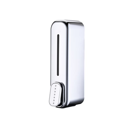 Chrome 350ml Soap Dispenser Supplier with Level Window for Bathrooms