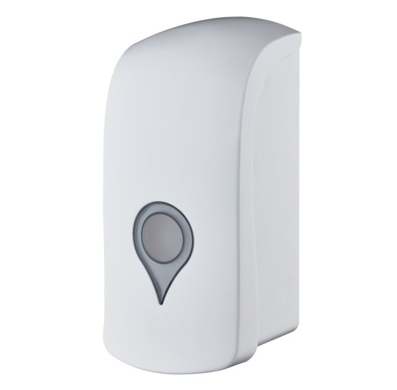 White Elbow-Push Soap Dispenser Supplier with 1000ml Bulk Capacity