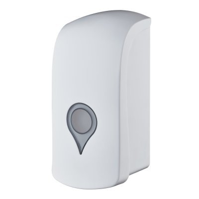 White Elbow-Push Soap Dispenser Supplier with 1000ml Bulk Capacity