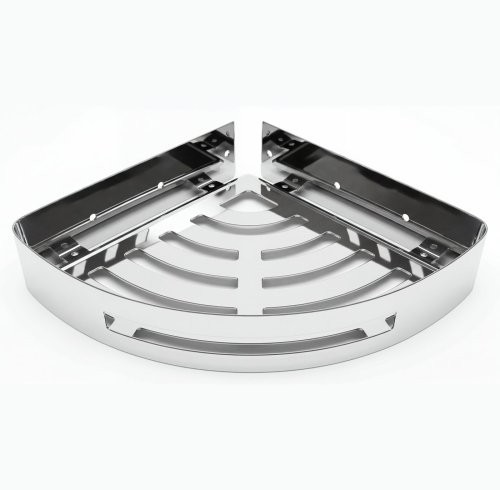 Chrome 90-Degree Corner Basket Supplier with Space-Saving Wall Design