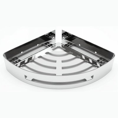 Chrome 90-Degree Corner Basket Supplier with Space-Saving Wall Design