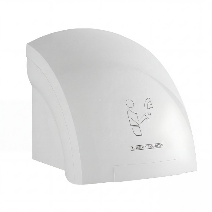White 1200W Hand Dryer Supplier with Hot and Cold Air for Bathrooms