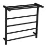 Black Electric Towel Warmer Supplier with Carbon Fiber Heating