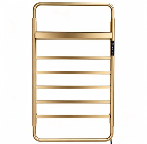 Brushed Gold Electric Towel Warmer Supplier with Six-Level Thermostat
