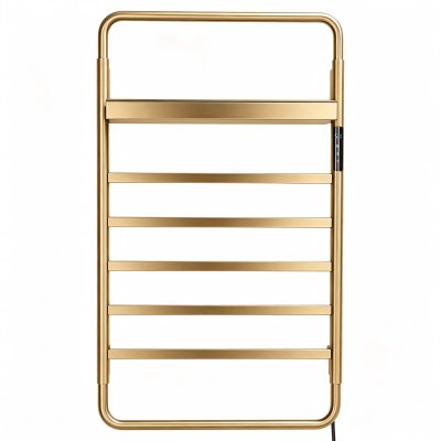 Brushed Gold Electric Towel Warmer Supplier with Six-Level Thermostat
