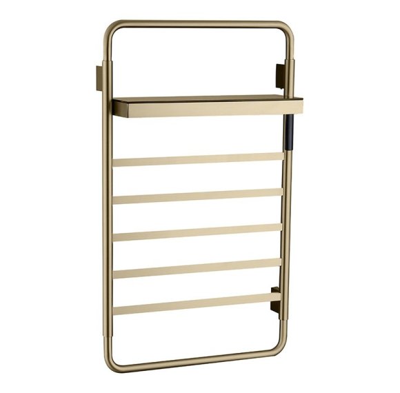 Brushed Gold Electric Towel Warmer Supplier with Six-Level Thermostat