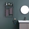Grey Electric Towel Warmer Supplier with Four-Level Water Protection