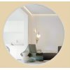 50cm White Round Bathroom Wall Mirror Supplier with Anti-Yellowing Frame