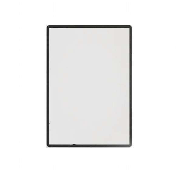 50x70cm Black Bathroom Wall Mirror Supplier with Water-Resistant Plastic Frame