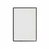 50x70cm Black Bathroom Wall Mirror Supplier with Water-Resistant Plastic Frame