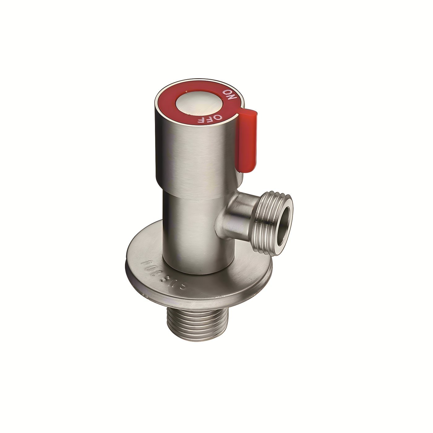 Brushed Nickel Angle Valve Supplier with Quarter Turn Brass Core for Bathrooms