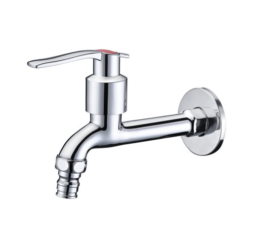Chrome Extended Long Body Water Tap Supplier for Bathroom and Laundry
