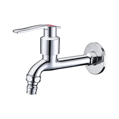 Chrome Extended Long Body Water Tap Supplier for Bathroom and Laundry