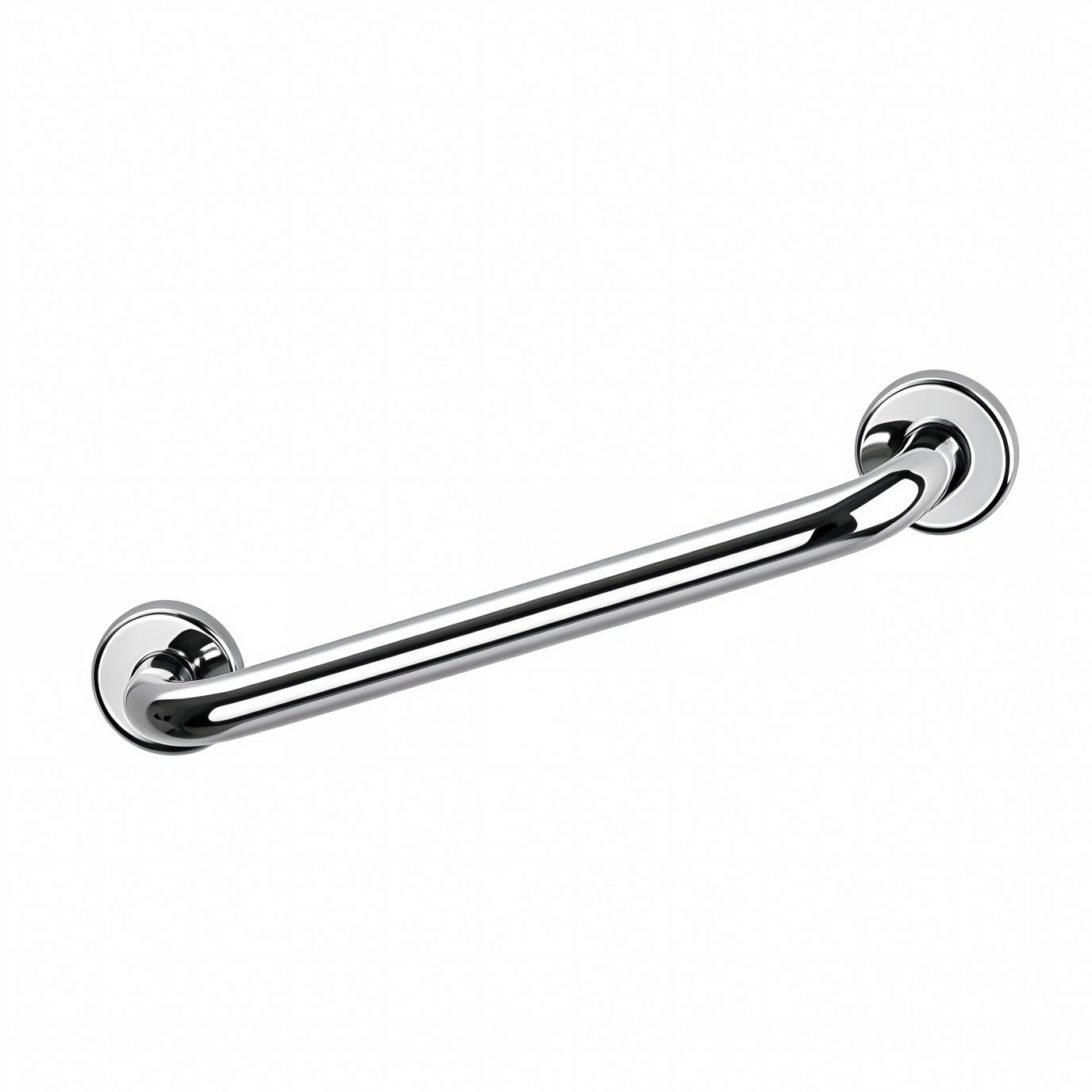 Chrome Non-Slip Grab Bar Supplier with 25mm Steel Tube for Bathrooms
