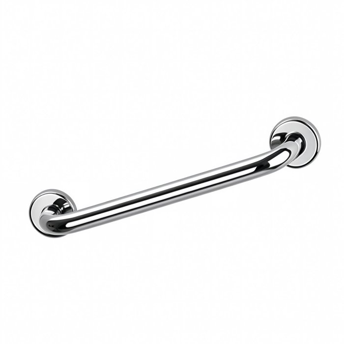 Chrome Non-Slip Grab Bar Supplier with 25mm Steel Tube for Bathrooms